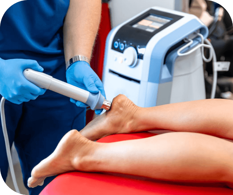 Imagen sesion podología del Dr Diego Garcia